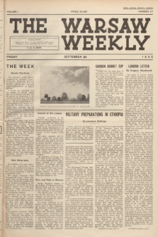 The Warsaw Weekly. Vol. 1, 1935, no 37