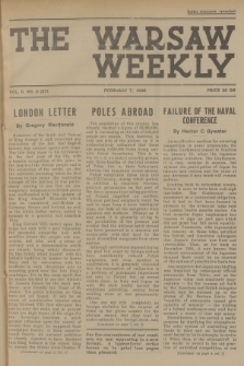 The Warsaw Weekly. Vol. 2, 1936, no 5