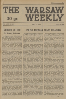 The Warsaw Weekly. Vol. 2, 1936, no 15