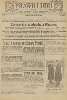 Prawo Ludu : organ Polskiej Partyi Socyalistycznej : tygodnik polityczny, społeczny, rolniczy i oświatowy. R. 19, 1918, nr 7