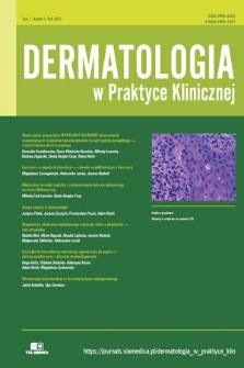 Dermatologia w Praktyce Klinicznej. T. 1, 2023, nr 3