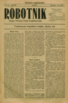 Robotnik : organ Polskiej Partji Socjalistycznej. R.13, nr 130 (1 lipca 1906) - wyd. zagraniczne