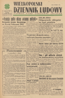 Wielkopolski Dziennik Ludowy : pierwsze pismo codzienne chłopów. R. 1, 1948, nr 124