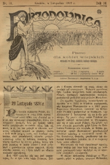 Przodownica : pismo dla kobiet wiejskich. R. 3, 1902, nr 11