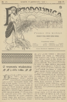 Przodownica : pismo dla kobiet. R. 4, 1903, nr 10