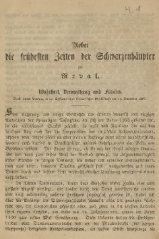 Beiträge zur Kunde Ehst-, Liv- und Kurland. Band 1, 1868, Heft [1]