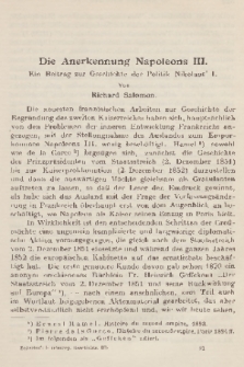 Zeitschrift für Osteuropäische Geschichte. Bd. 2, 1911/1912, Heft 3