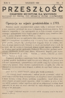 Przeszłość : czasopismo historyczne dla wszystkich. R. 2, 1930, nr 9
