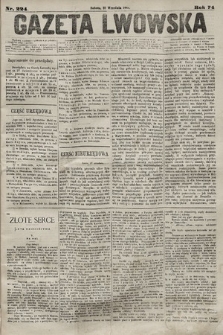Gazeta Lwowska. 1884, nr 224