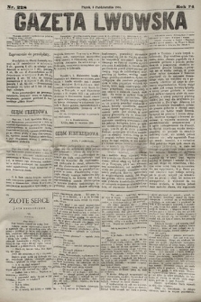 Gazeta Lwowska. 1884, nr 228