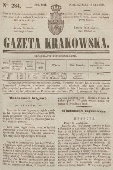 Gazeta Krakowska. 1841, nr 284