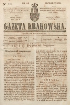 Gazeta Krakowska. 1843, nr 10
