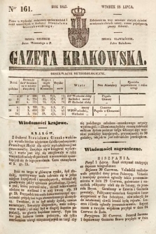 Gazeta Krakowska. 1843, nr 161
