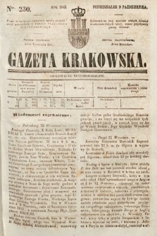Gazeta Krakowska. 1843, nr 230