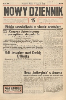 Nowy Dziennik. 1937, nr 13