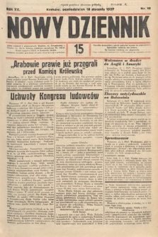 Nowy Dziennik. 1937, nr 18