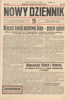 Nowy Dziennik. 1937, nr 26