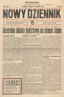 Nowy Dziennik. 1937, nr 43