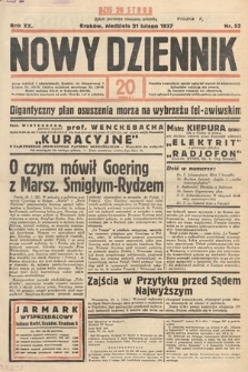 Nowy Dziennik. 1937, nr 52