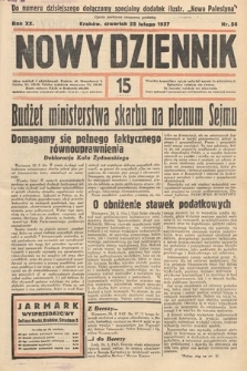 Nowy Dziennik. 1937, nr 56