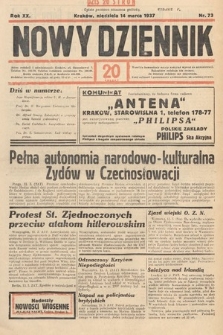 Nowy Dziennik. 1937, nr 73