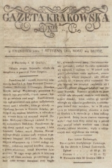 Gazeta Krakowska. 1829, nr 2