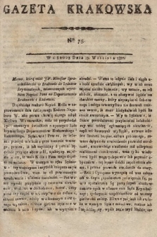 Gazeta Krakowska. 1810, nr 75