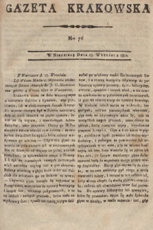 Gazeta Krakowska. 1810, nr 76