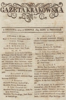 Gazeta Krakowska. 1829, nr 61