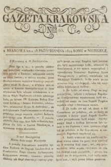 Gazeta Krakowska. 1829, nr 83