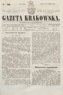 Gazeta Krakowska. 1845, nr 96