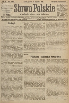 Słowo Polskie. 1921, nr 19