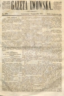 Gazeta Lwowska. 1870, nr 224