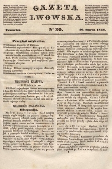 Gazeta Lwowska. 1842, nr 30