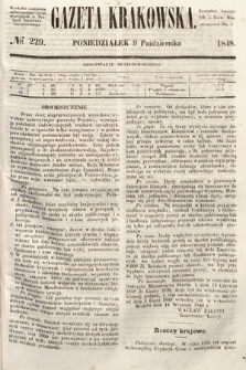 Gazeta Krakowska. 1848, nr 229
