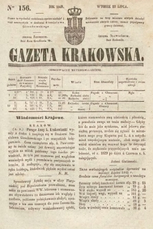 Gazeta Krakowska. 1842, nr 156
