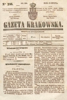 Gazeta Krakowska. 1842, nr 286