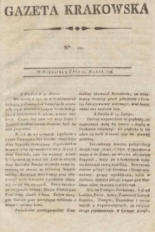 Gazeta Krakowska. 1798, nr 20