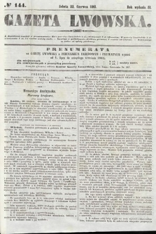 Gazeta Lwowska. 1861, nr 144