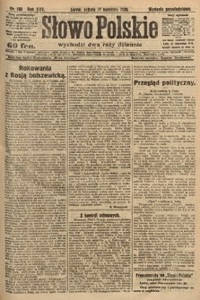 Słowo Polskie. 1920, nr 180